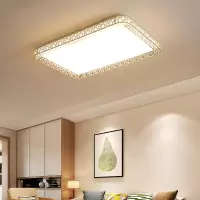 led吸顶灯圆形客厅灯长方形简约现代大气家用阳台卧室灯具吊灯闪电客吸顶灯