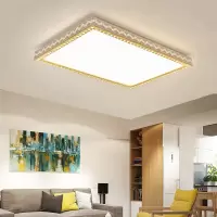 LED吸顶灯大气圆形现代简约客厅灯卧室灯具餐厅阳台水晶家用灯饰闪电客吸顶灯