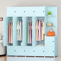 简易衣柜闪电客组装布艺现代简约挂出租房家用收纳柜子卧室经济型布衣橱闪电客锁