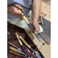 贴钢手工锻打木工凿子木匠开榫凿刀平凿木凿扁凿开凿扁铲平铲闪电客凿 贴钢扁铲22mm[送磨石]镜面开刃