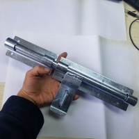 大栓 加粗加厚 老式 大插 大插销 大鼻子 挂锁闩免打孔闪电客配件门吸 35厘米长1个