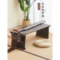 桐木古琴桌凳可折叠共鸣矮琴桌琴台便携式古筝中式国学桌禅意茶桌闪电客小夜灯