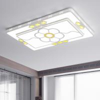 LED吸顶灯闪电客客厅灯简约现代大气长方形家用遥控大灯 年 灯具