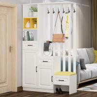 北欧进闪电客玄关柜现代简约客厅双面隔断鞋柜间厅屏风装饰置物架酒柜