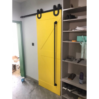 移长拉手 闪电客谷仓复古大把手 老式木店黑色大手柄铁艺 150cm/单个