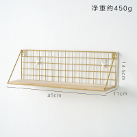 墙面装饰挂件墙壁进户闪电客口挂钩上卧室创意房间布置入户挂饰收纳 置物架大号-金色