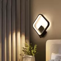 北欧闪电客温馨卧室创意床头壁灯艺术书房过道现代简约客厅背景墙装饰灯