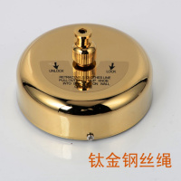 免邮金色可伸缩墙上晾衣绳闪电客不锈钢隐形壁挂酒店 浴室阳台晾晒衣架 钛金钢丝绳(打孔/免打孔)