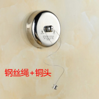 免邮金色可伸缩墙上晾衣绳闪电客不锈钢隐形壁挂酒店 浴室阳台晾晒衣架 银色钢丝绳(打孔/免打孔)
