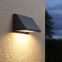 防水户外壁灯室外墙壁灯室外壁灯现代简约闪电客户外墙灯led庭院墙面灯