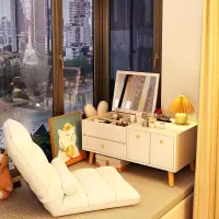 棠溪塘梳妆台卧室现代简约化妆桌家用小户型化妆台飘窗小桌子一体梳妆柜