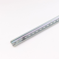 C45导轨国标1.0mm厚35mm宽U型镀彩钢质铝导轨DZ47空开卡轨c45 0.9mm 国标钢制