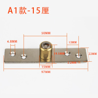 折叠移定位器木下导轮滑轮推拉限位器导向器止摆器 A1