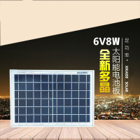 100W太阳能发电板单多晶太阳能电池板200W瓦光伏板 6V8W光伏板