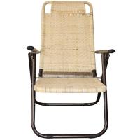 印尼藤椅 休闲椅 老人椅 高背藤椅 电脑椅折叠藤椅钢折椅沙滩椅 褐色