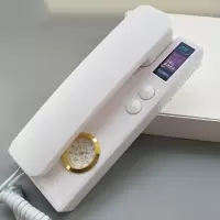 楼道禁电话家用室内机楼宇对讲电话机单元对讲铃 新款2/4/5/6线白(备注几线)