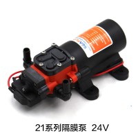 12V/24V 21款房车隔膜泵直流水泵船用车载电瓶自吸泵自动泵游艇泵 21系列24V