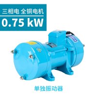 附着式平板振动器水泥混凝土单相三相震动机建筑380V220V铜电机 电机0.75kw三相(不带底板)