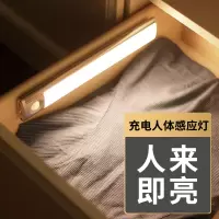无线智能闪电客感应灯led长条充电式厨房免布线柜底酒柜衣柜磁吸橱柜灯