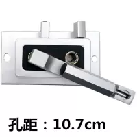 两三孔闪电客手摇器免打孔晾衣架配件 孔距10.7cm银色(要金色请备注)