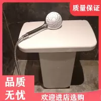 浴室折叠凳淋浴闪电客座椅卫生间壁挂墙式老人孕妇防滑沐浴椅折叠洗澡凳 WJN白色