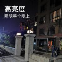 太阳能灯闪电客柱头灯LED灯防水户外家用大柱子灯别墅围墙庭院灯