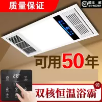 闪电客风暖浴霸 集成吊顶五合一体浴室卫生间排气扇照明灯取暖风机