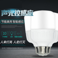 led节能声光控人体闪电客感应灯泡楼梯走廊楼道球泡E27螺口光源