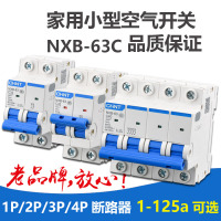 nxb-631P2P3P4P家用小型断路器100a32a空气开关电闸63a空开 3P 20A