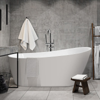 欧式贵妃浴缸家用成人亚克力式闪电客小户型酒店卫生间浴盆