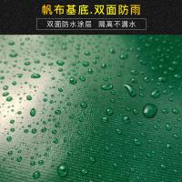 闪电客防雨布篷布防雨防水布帆布防雨罩车用油布防水加厚苫布帆布可定制 2米x2米(实际尺寸1.9x1.9米)