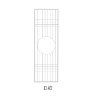 铁艺屏风隔断北欧入户玄关闪电客工业风简约现代客厅办公轻奢镂空墙装饰 款式D