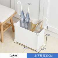 热卖闪电客口放伞神器酒店雨伞架家用放置架商用大堂店铺雨伞桶 白色大格