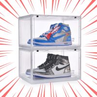鞋盒闪电客收纳盒透明亚克力AJ球鞋防氧化鞋柜鞋架展示鞋墙