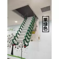 闪电客全自动钛镁合金阁楼伸缩楼梯手动拉伸梯室内隐形升降家用 手动[高配款]甄合金70*90/70*100/70*120/