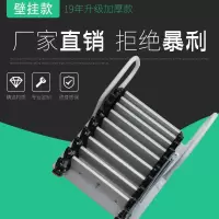 闪电客阁楼伸缩楼梯壁挂电动隐形折叠室内外收缩升降平台隔层复式楼梯 碳钢壁挂 加厚款2.6-3米
