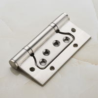 子母合页4寸304D不锈钢免开槽活页木门房门字母合叶 4x3 子母合页 黄古铜拉丝 