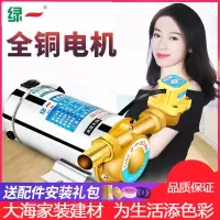 绿一Lvyi太阳能热水器增压泵家用全自动增压水泵自来水管道加压泵 [热保护]智能新款100W自动增压泵+过滤+漏保