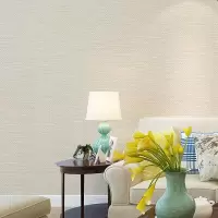现代简约素色防水亚麻墙纸北欧纯色服装店客厅书房卧室背景墙壁纸