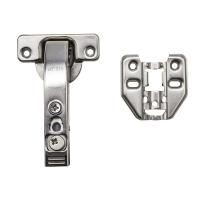 闪电客铰链90度平行平开专用合页闭180度阻尼缓冲特殊铰 浅灰色90度铰链单只价