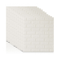 3d立体自粘墙纸壁纸墙贴砖纹卧室温馨闪电客客厅背景墙装饰防水防潮贴纸