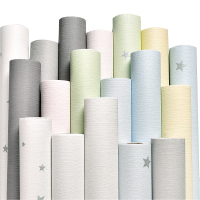 10米61cm宽墙纸卧室温馨寝室闪电客大学生宿舍纯色壁纸防水客厅背景装饰