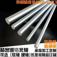 光轴直线导轨圆柱滑轨闪电客直径16实心镀铬棒硬轴光杆轴承滑杆加工导柱 光轴直径14*1000mm 其他