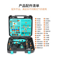 电磨机迷你电动多功能小型闪电客木根玉石打磨抛光工具刻机 华丽套双电磨(送护罩+夹床)价188