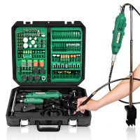 玉石刻机木根打磨抛光机闪电客组合刻工具电磨机套装 综合套装:木雕根雕、玉雕切割