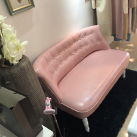 服装店闪电客小沙发单人双人三人小户型美式迷你网红款店铺卧室沙发欧式