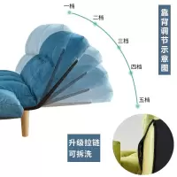 懒人沙发闪电客小户型出租房单人双人卧室客厅榻榻米简易折叠网红沙发床