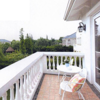 阳台陶瓷栏杆柱子 闪电客家用别墅露台围栏罗马柱 户外欧式扶手楼梯护栏