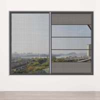  蚊纱窗纱网自装型闪电客家用磁铁魔术贴自粘式窗户简易网纱隐形沙窗帘 成品整片白色[送魔术贴] 70x100cm