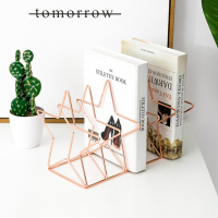 ins北欧书刊书报架书挡书本成列架书靠书挡板书立架闪电客书撑架子a4资料架桌面宣传册展示架课杂志报纸收纳